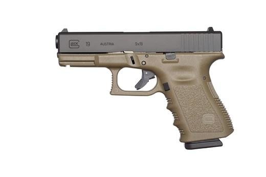 Glock 19 Semi-Automatic Compact Handgun 9mm 10 RNDs Adjustable ...