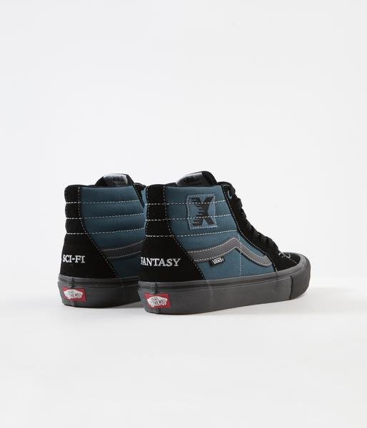 Vans x Sci-Fi Fantasy Sk8-Hi Pro Shoes - Black / Blue | Flatspot