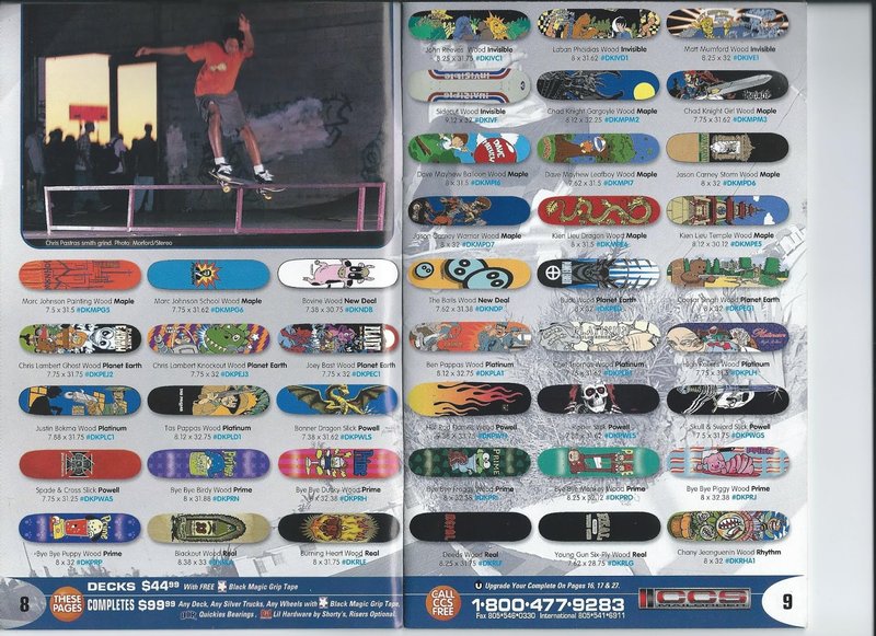 90's Skateboard Nostalgia: CCS Summer 1997 Catalog