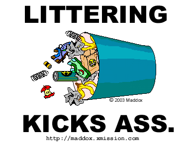 Image result for littering kicks ass maddox